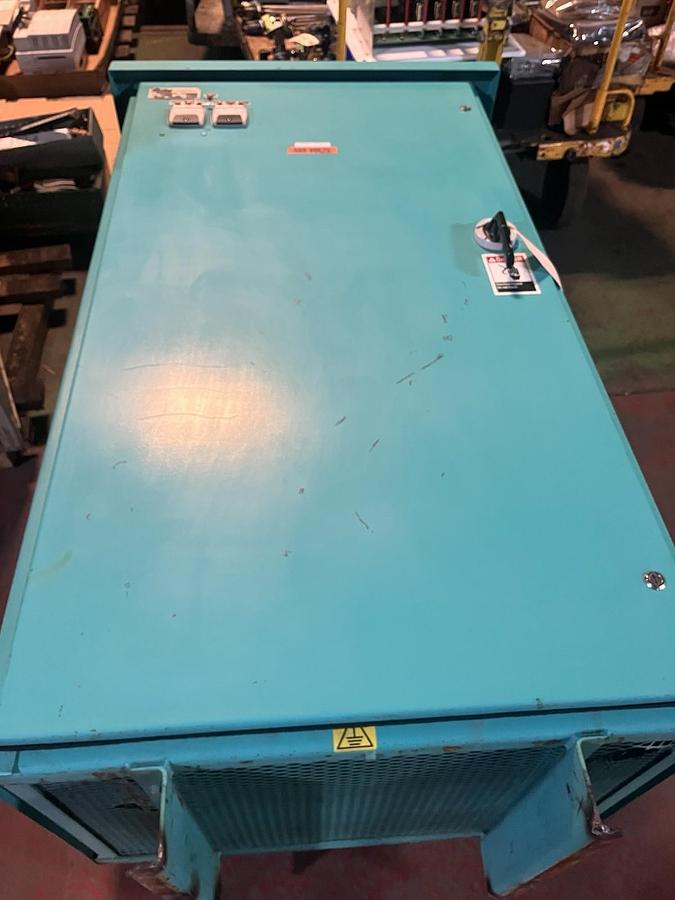 Used KINETICS,CVR125PB42TSR,RECTIFIER DC CONV POWER SUPPLY 480VAC 3PH OUT 250VDC 500A