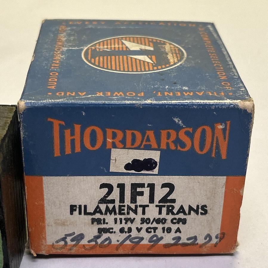 THORDARSON,21F12,FILAMENT TRANSFORMER NOS