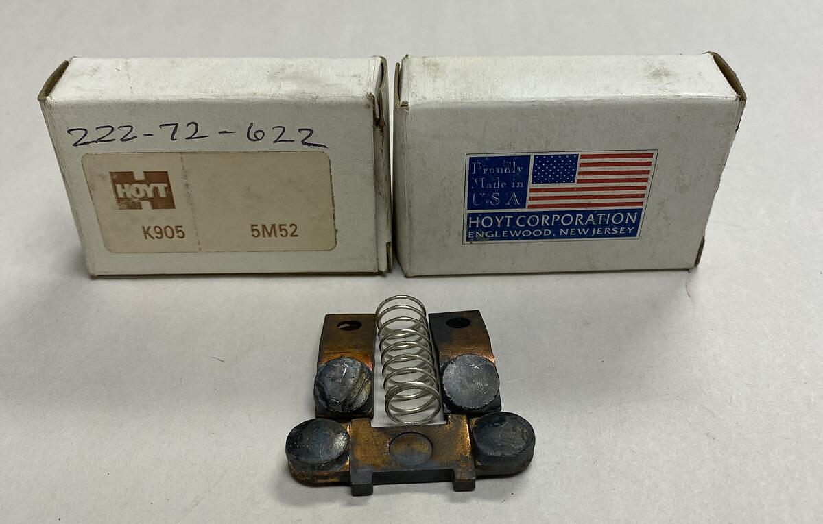 Used Hoyt,K905,Contact 1 Pole Lot of 2 5M52 NOS