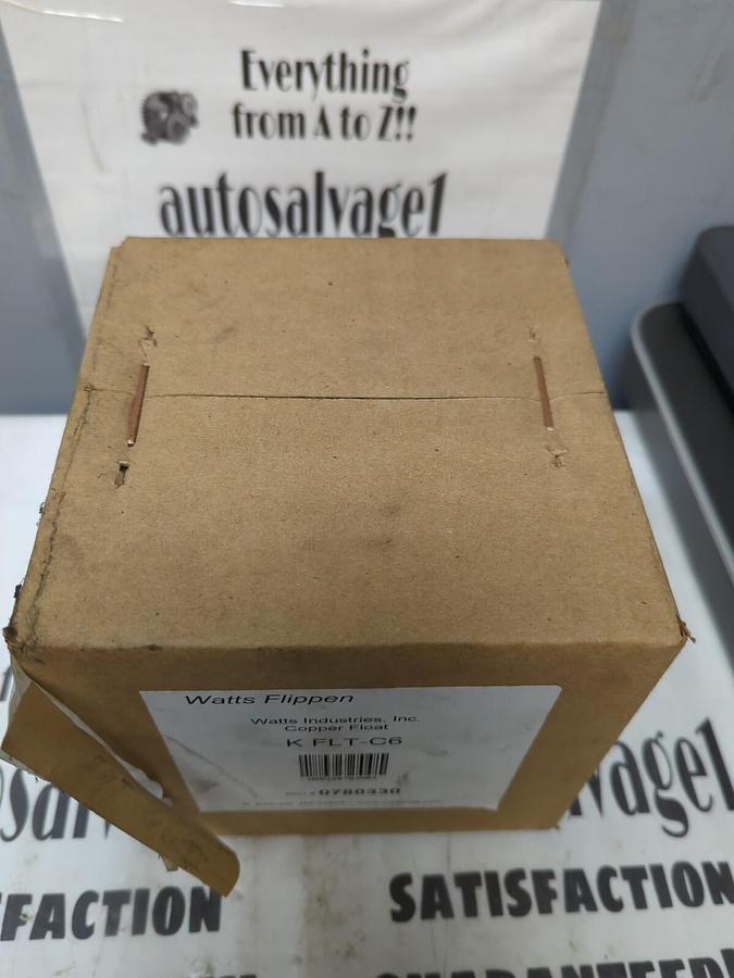 Used WATTS FLIPPEN,K-FLT-C6,COPPER FLOAT 6 INCH SEALED BOX