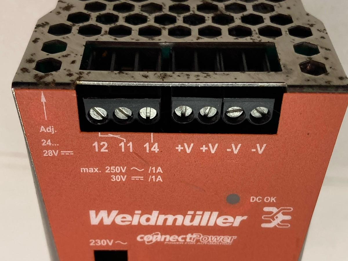 Used Weidmuller,8708670000,ConnectPower Supply 120W 24V 5A
