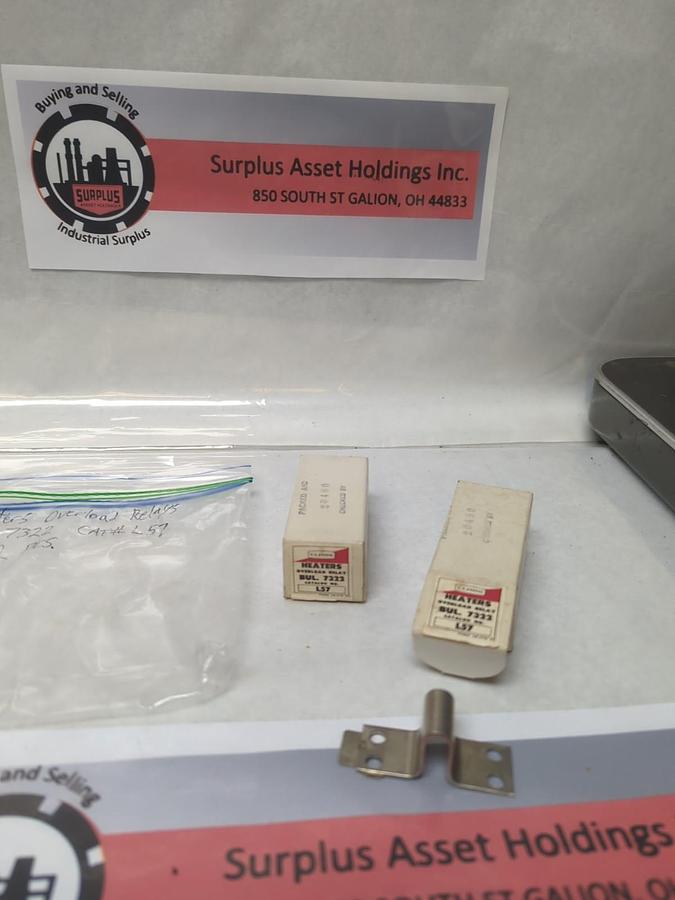 JOSLYN CLARK,L57,OVERLOAD HEATER ELEMENT LOT OF 2 NOS