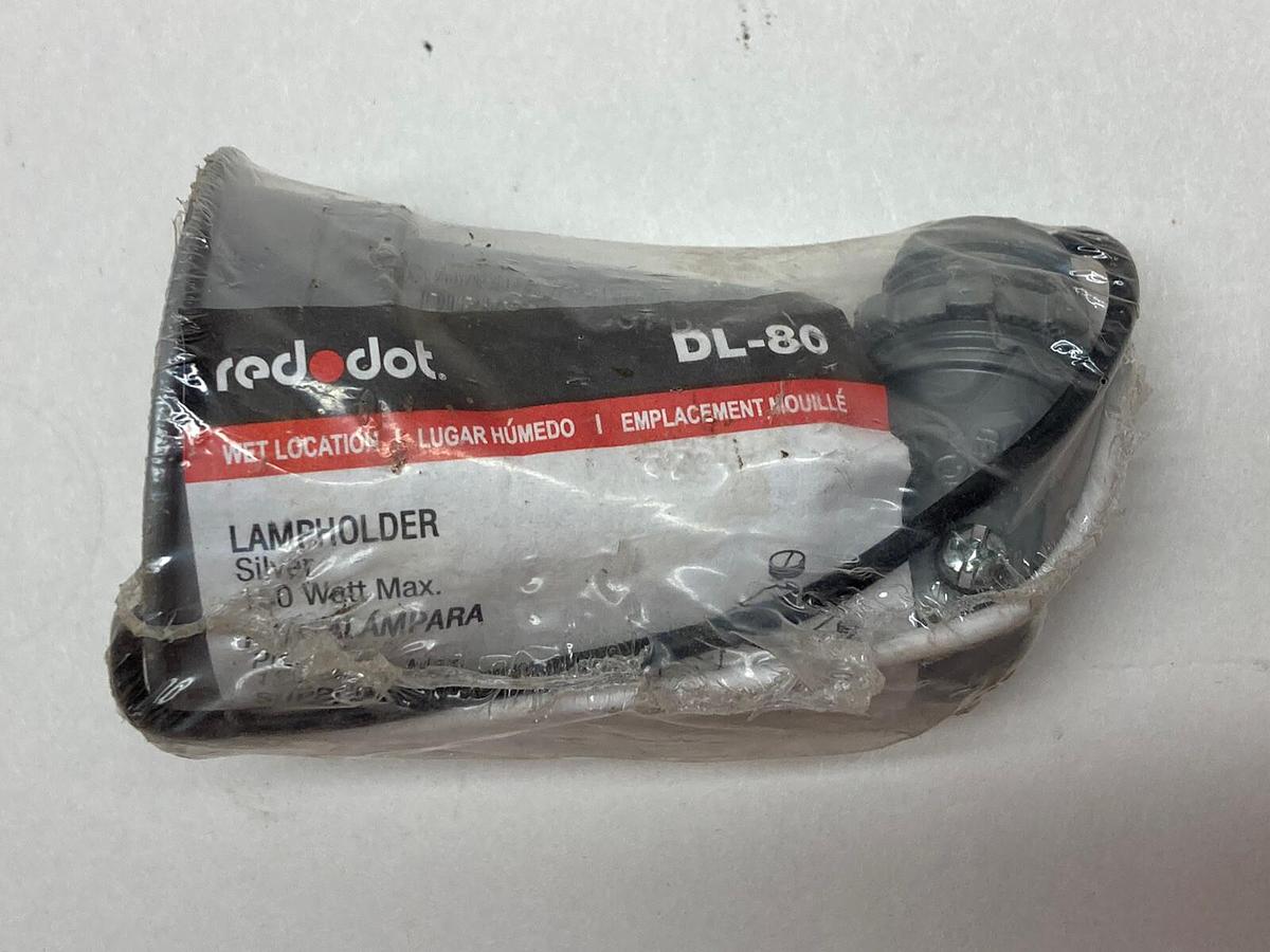Used Red Dot,DL-80,Dry-Tite Lamp Holder Incandescent Lamp 150W