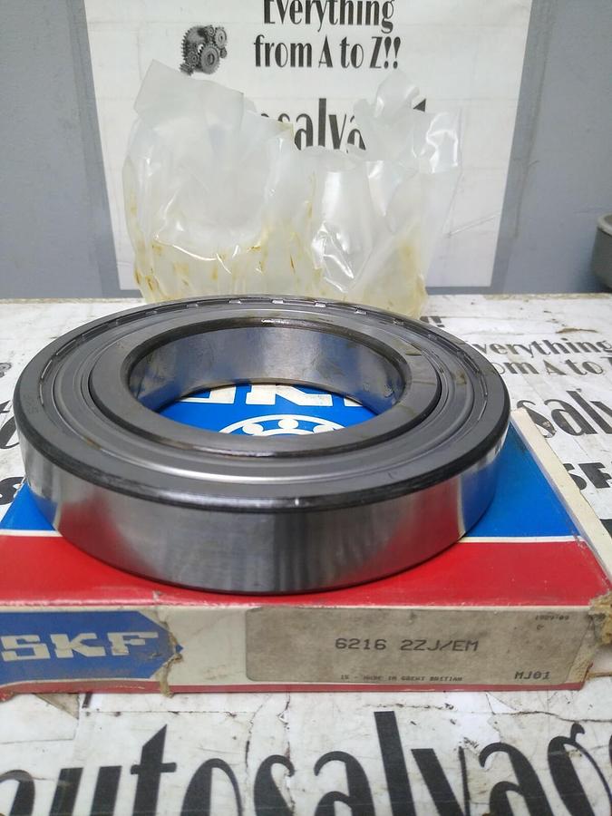 SKF,6216 2ZJEM,DEEP GROOVE BALL BEARING NOS