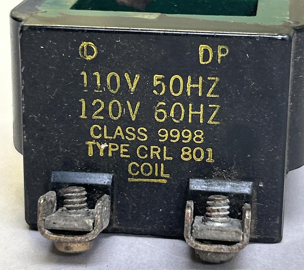 Used SQUARE D,9998CRL801,COIL 110/120V 50/60HZ