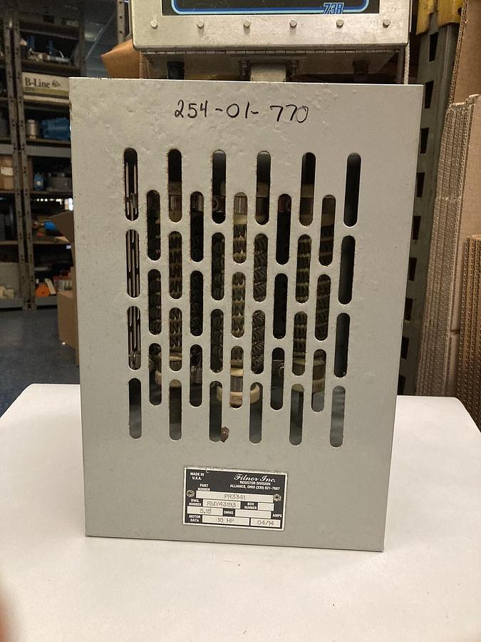 Used Filnor INC.,RMY43193,Dynamic Breaking Resistor