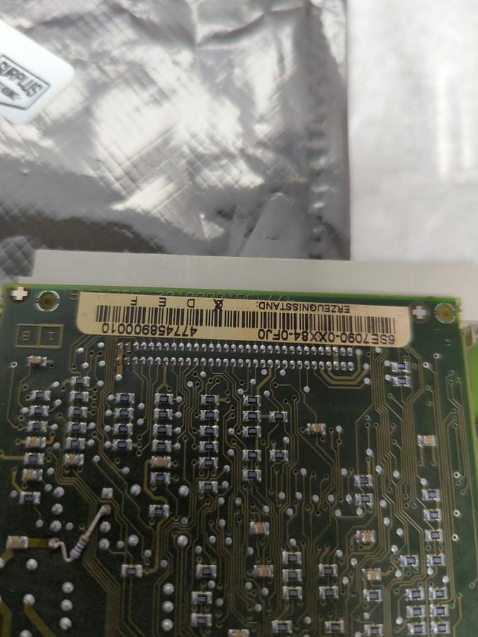 Used SIEMENS,6SE7090-XX84-OKAO,ADAPTER BOARD PRE-OWNED