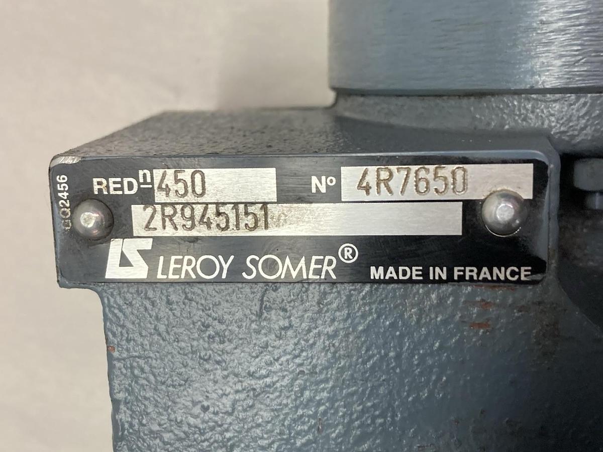 Used Leroy Somer,LS56/T,Motor w/ Gear Reducer 2R945151