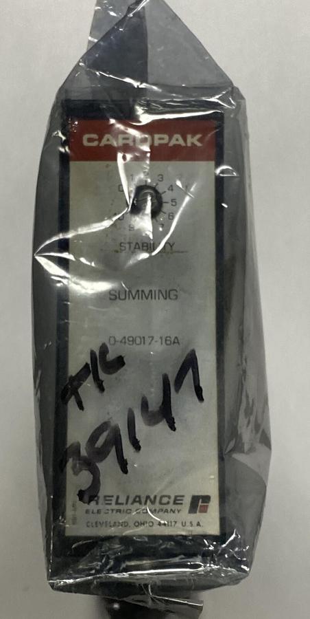 Used RELIANCE,0-49017-16A,SUMMING CARD REFURBISHED