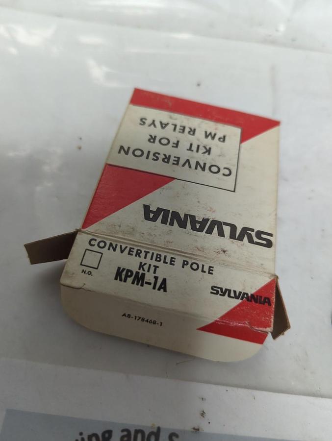 SYLVANIA,KPM-1A,CONVERTIBLE POLE KIT FOR PM RELAYS NOS