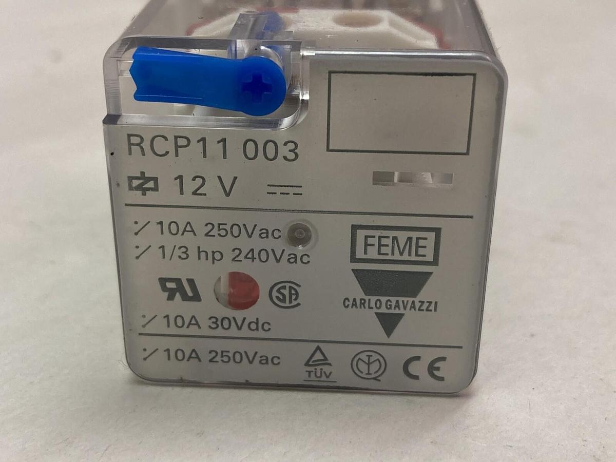 Carlo Gavazzi,RCP11003,Relay 120V 10A 1/3Hp