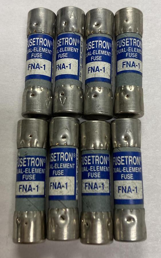 Cooper Bussmann,FNA-1,Fusetron Fuse Lot Of 8 NOS
