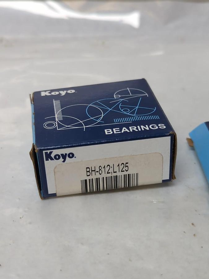 KOYO,BH-812;L125,NEEDLE ROLLER BEARING LOT OF 2 NOS