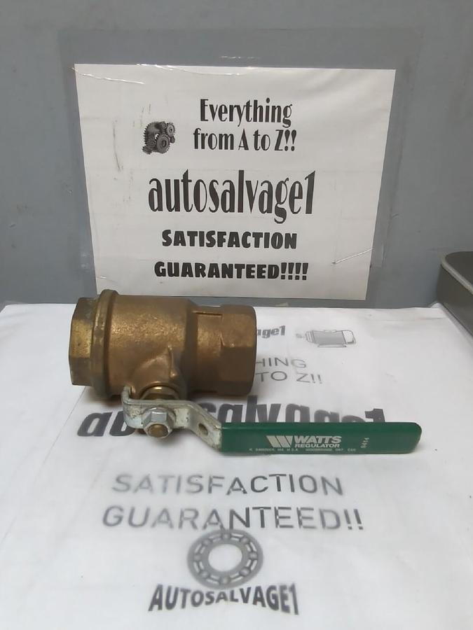 WATTS, 9414,1-1/2 IN BRONZE BALL VALVE 600WOG NOS