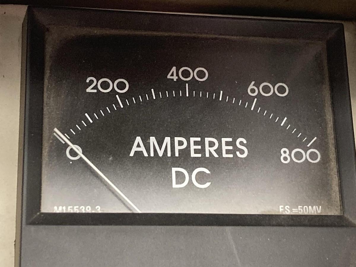 Simpson,M15539-3,DC Amperes Panel Mount Gauge 0-800A