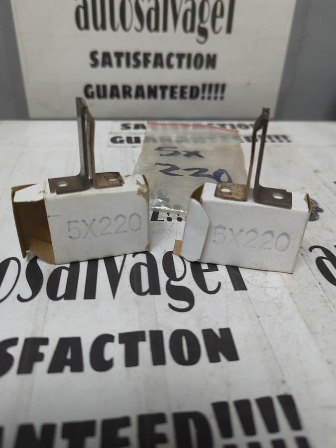 DAYTON ELECTRIC,5X220,STYLE T53 HEATER ELEMENTS LOT OF 2 NOS