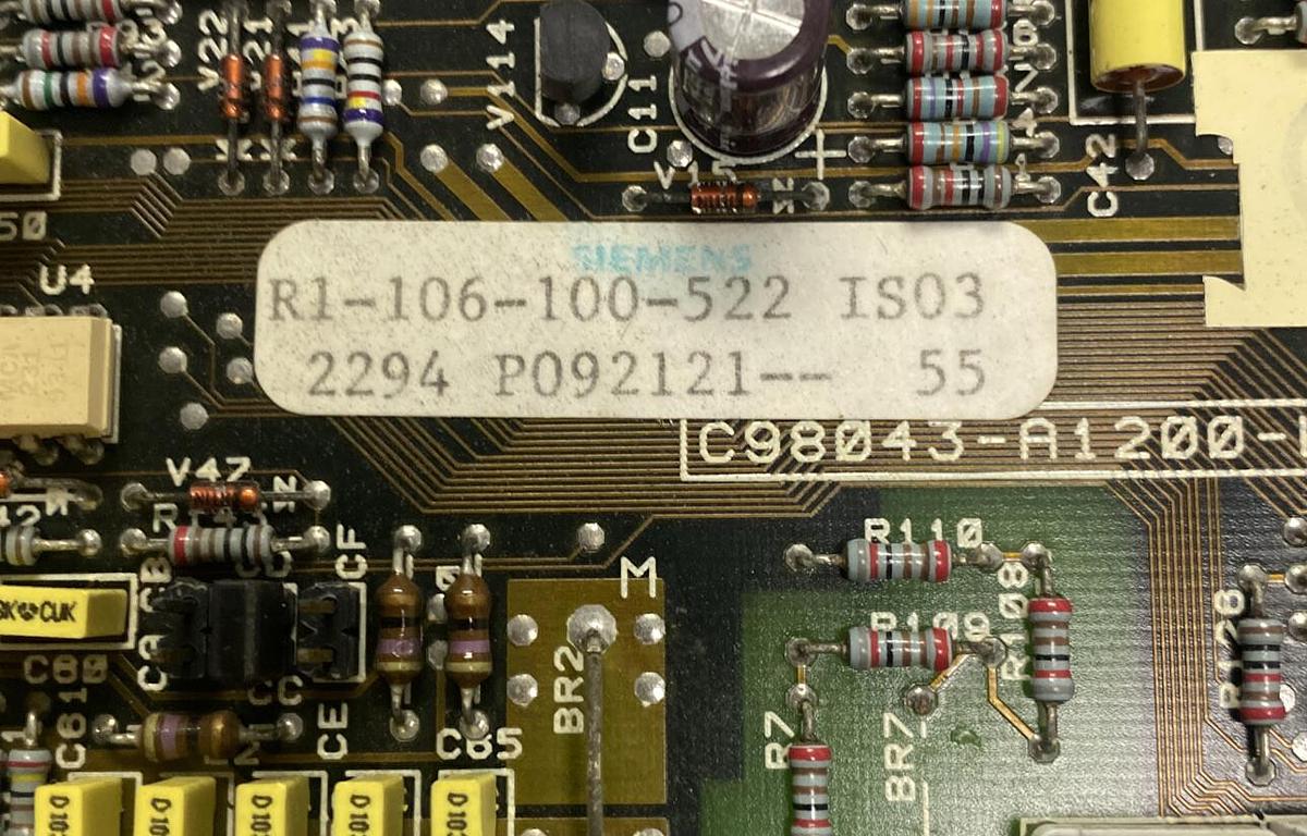Used Siemens,R1-106-100-522,Control Circuit Board