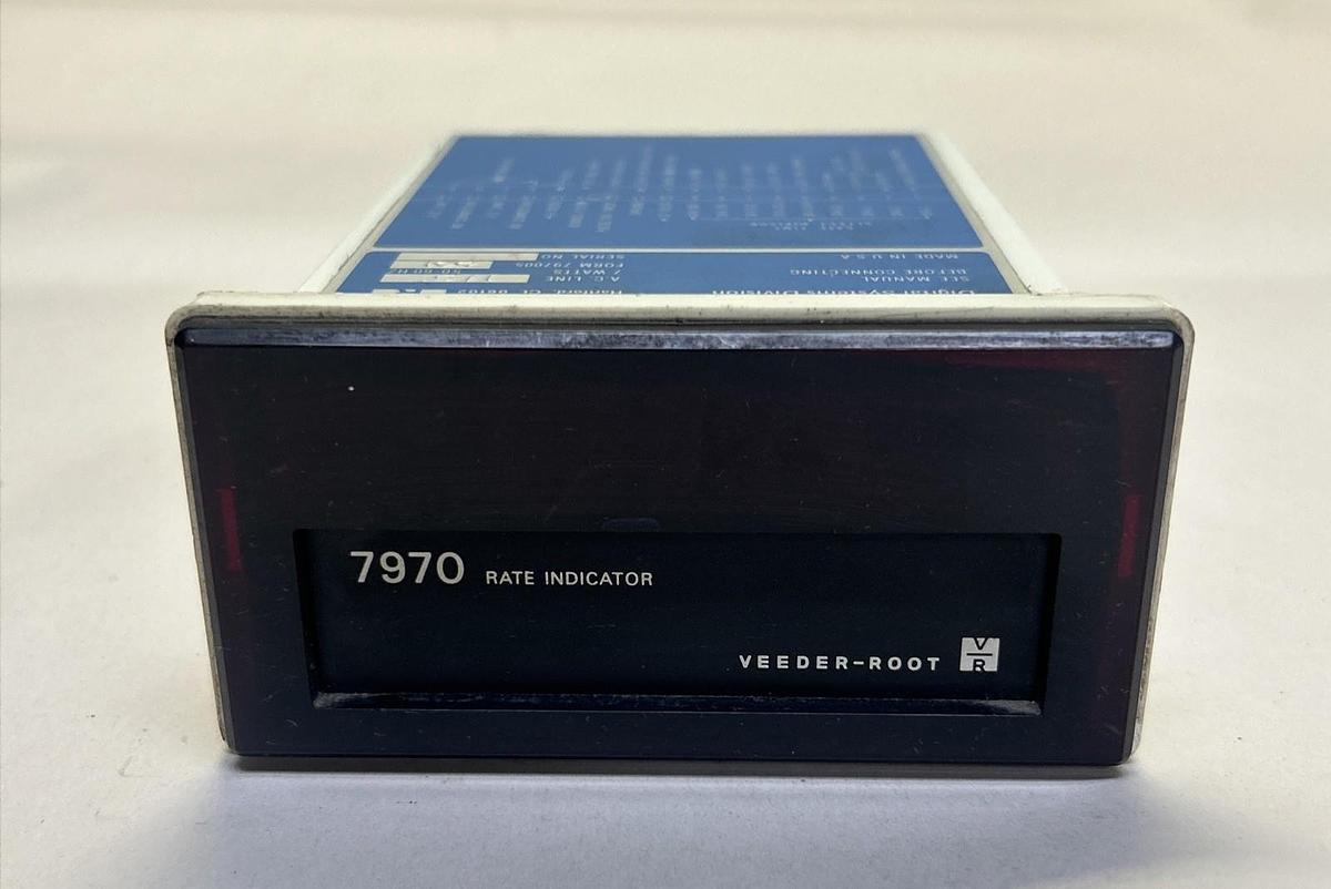Used VEEDER-ROOT,7970,DIGITAL RATE INDICATOR