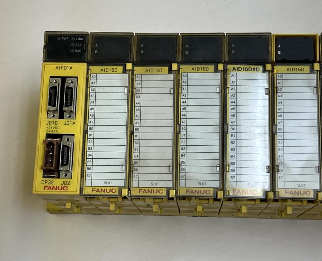 Used FANUC,A03B-0807-C001,RACK W/ A03B-0807-C011 / A03B-0807-C161 / A03B-0807-C104