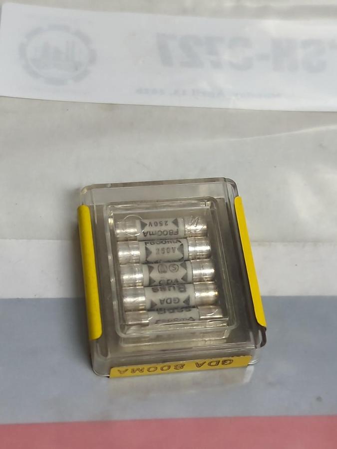 COOPER BUSSMANN,GDA800MA,FUSE PACK OF 5 PCS NOS