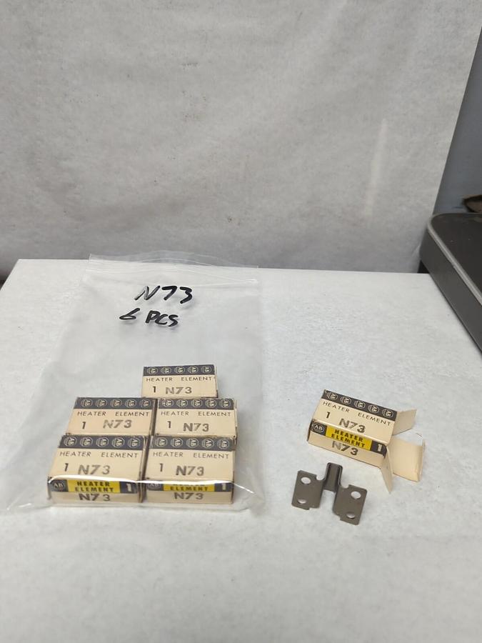 ALLEN BRADLEY,N73,THERMAL OVERLOAD HEATER ELEMENT LOT OF 6 NOS