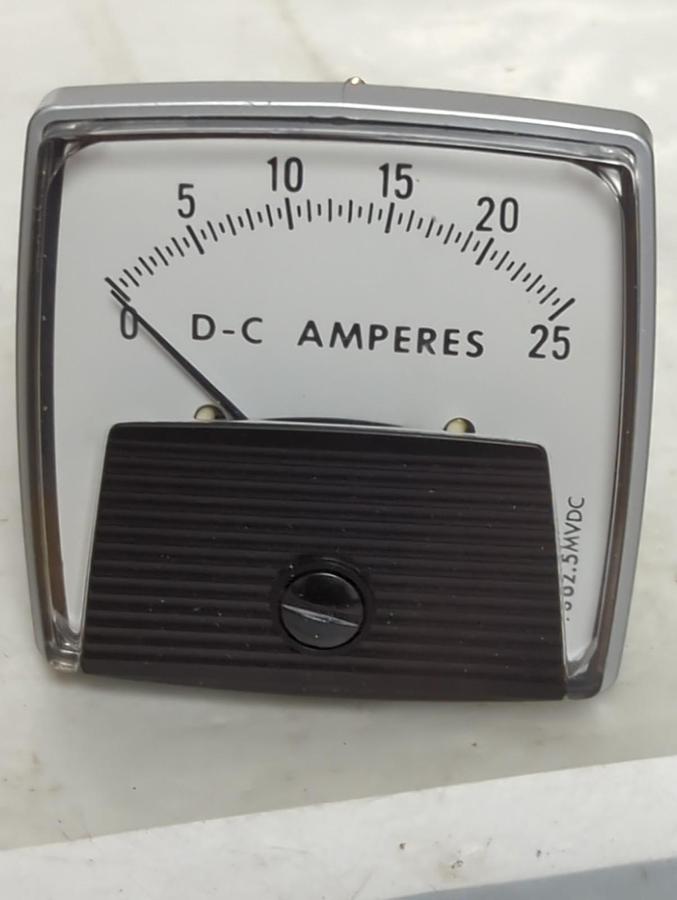 GE/YOKOGAWA,250-2,PANEL METER 0-62.5MVDC NOS