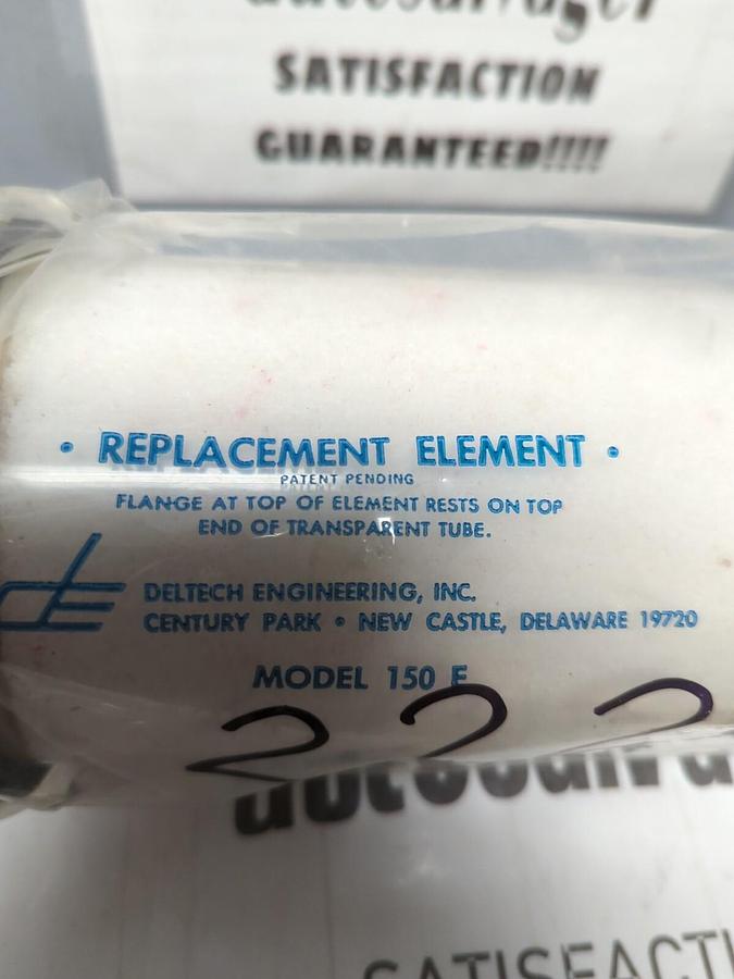 DELETECH,150E,REPLACEMENT FILTER ELEMENT