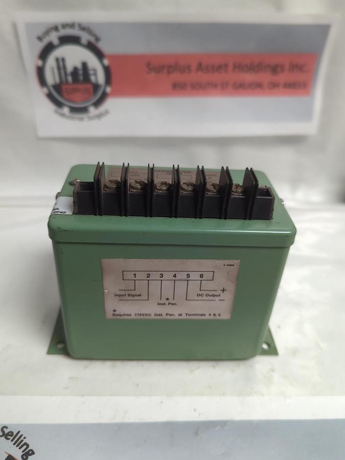 Used OHIO SEMITRONICS,VTR-001D,VOLTAGE TRANSDUCER 0-150W PRE-OWNED