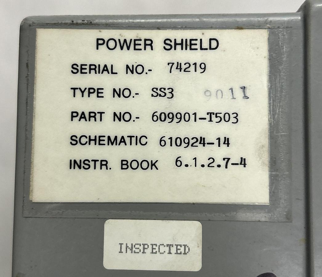 Used ABB,609901T503,SOLID STATE TRIP UNIT