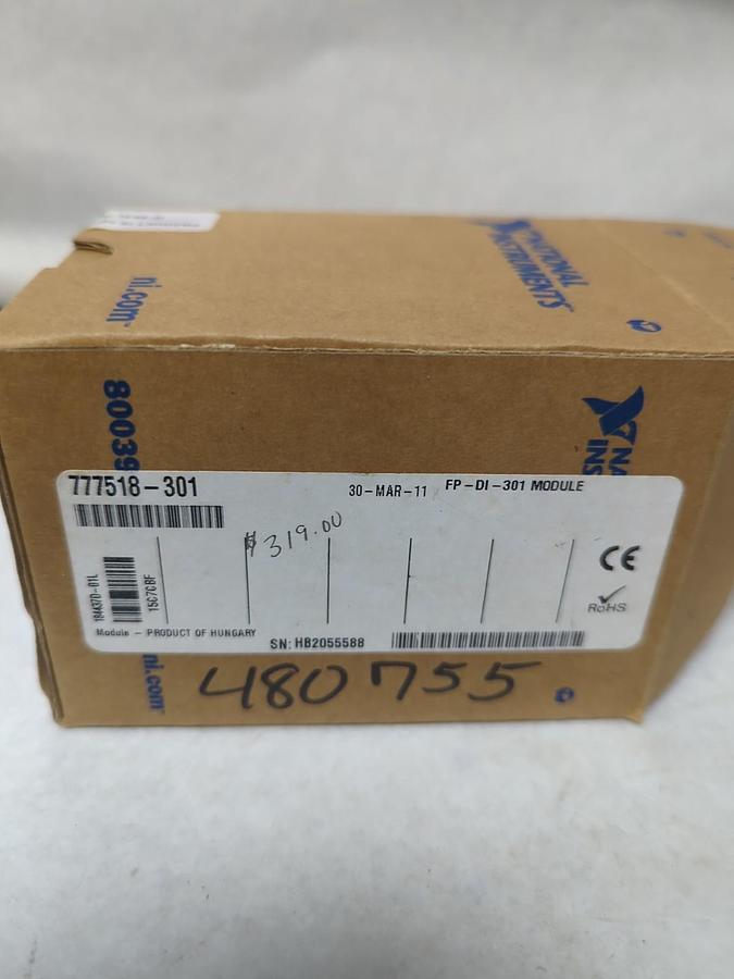 NATIONAL INSTRUMENTS,777518-301,FIELD POINT 16 CHANNEL DIGITAL MODULE FP-DI-301