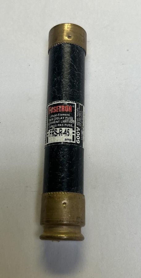Used COOPER BUSSMANN,FRS-R-45.FUSETRON FUSE 45A 600V