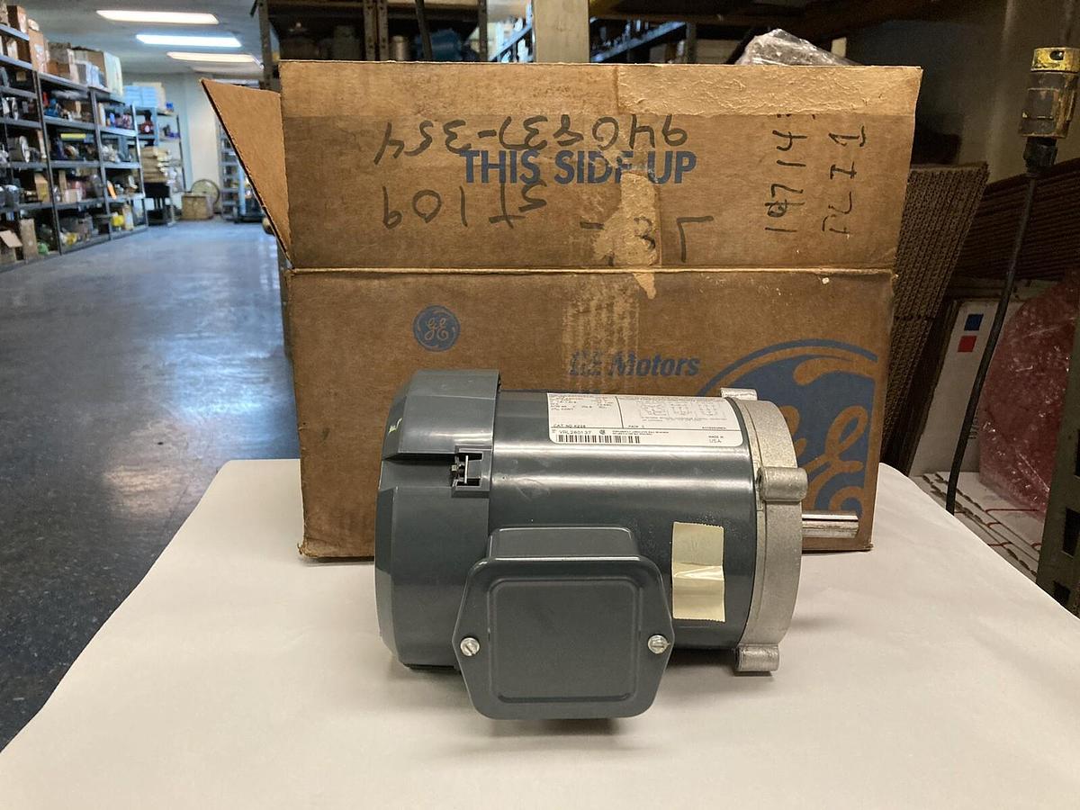 GE Motors,5K33FN41A,1/3HP AC Motor 3450RPM  208-230/460V  56C Frame  K228