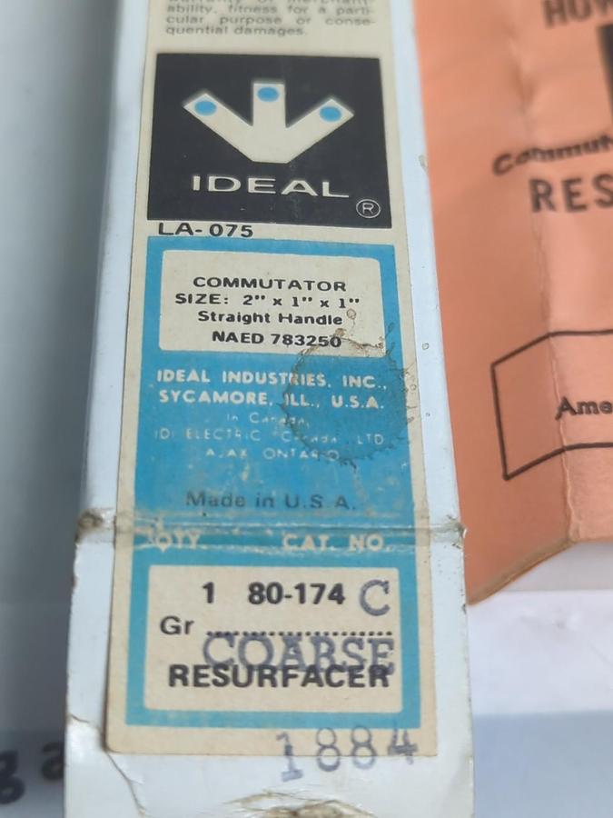 IDEAL,80-174-C,COARSE COMMUTAOR 2-1/2X1X1 INCH NOS