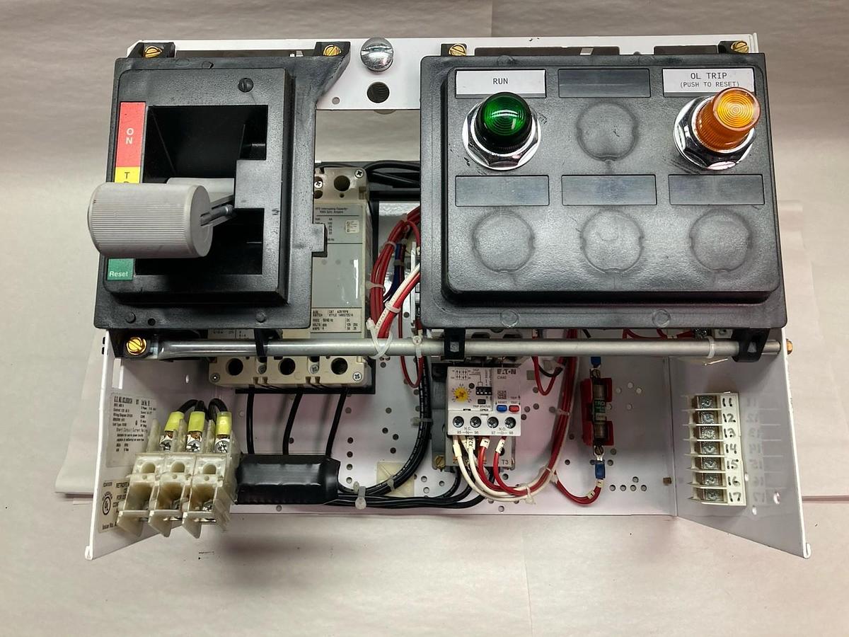 Used Cutler Hammer,Size 1,12 INCH MCC Starter Breaker Feeder Bucket 480V 15A