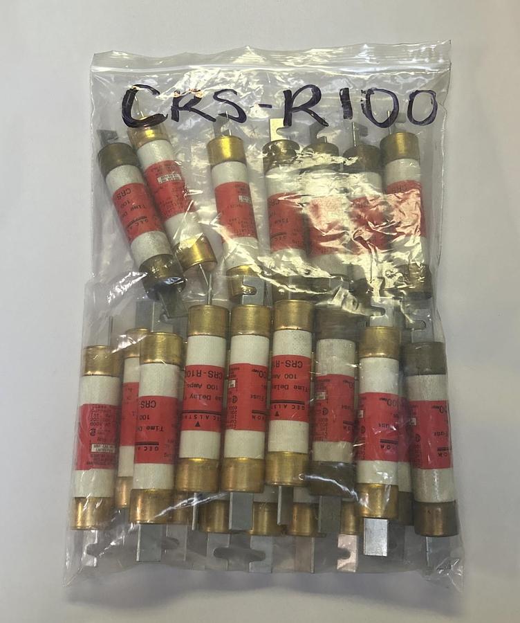 Used CEFCO,CRS-R100,FUSE 100A 600V LOT OF 22