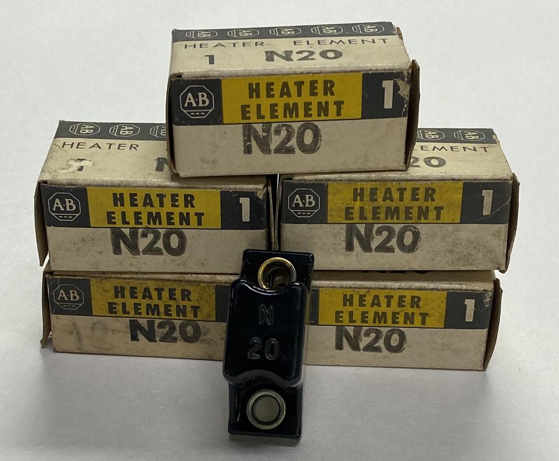ALLEN BRADLEY,N20,OVERLOAD RELAY HEATER ELEMENT LOT OF 5 NOS