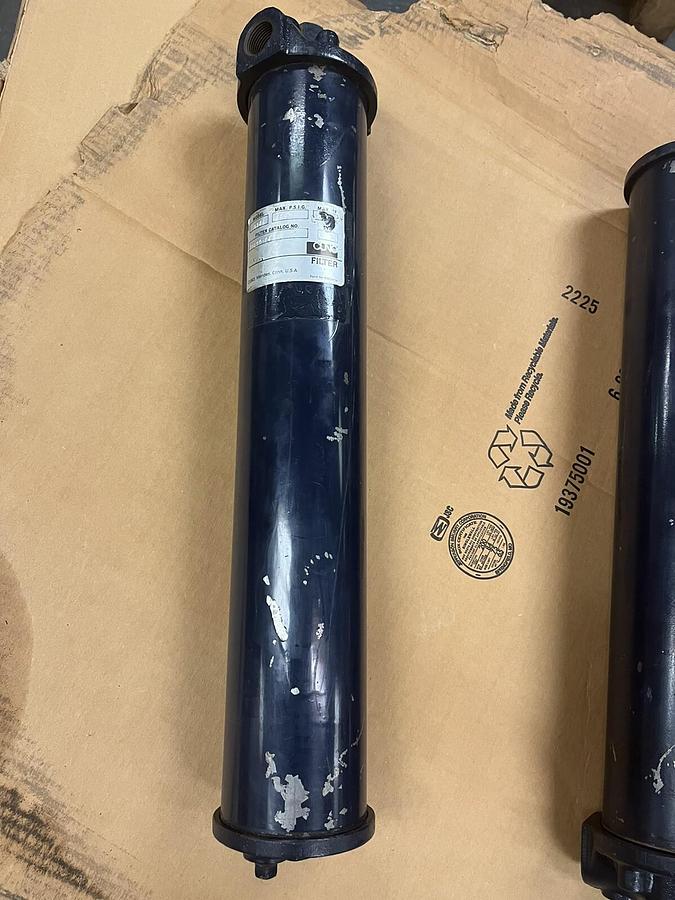 Used CUNO,40299-02,FILTER 1BD2 3/4" 125PSI no element