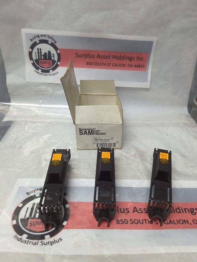 BUSSMANN,SAMI-11,INDICATING COVERS BOX OF 3 PCS. NOS