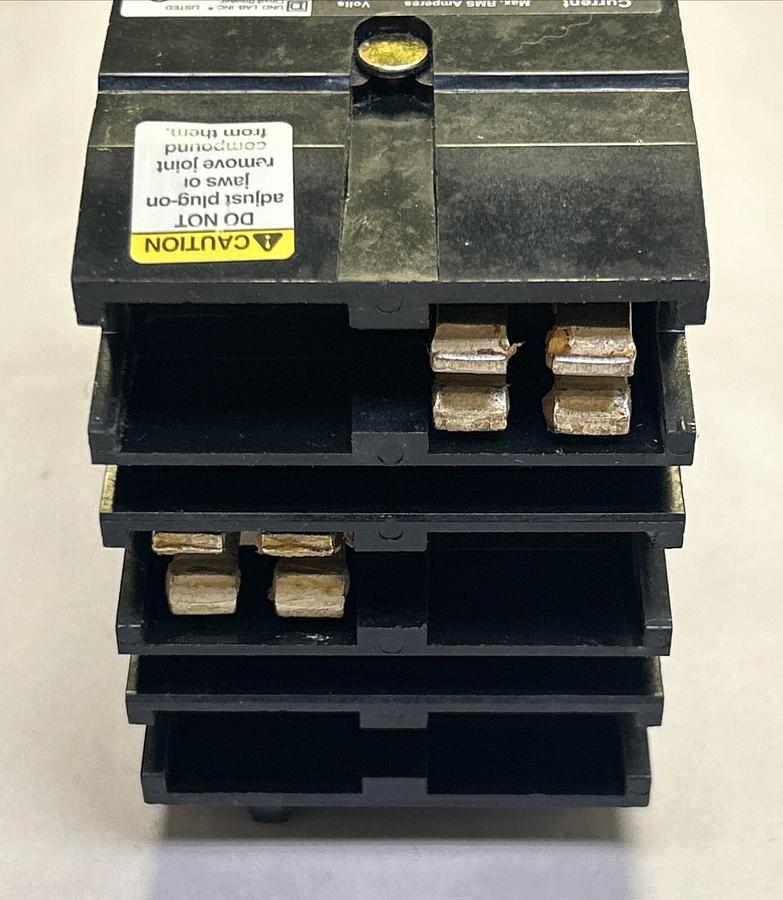 Used SQUARE D,Q222100ABH,I-LINE CIRCUIT BREAKER 100A 240V 2P