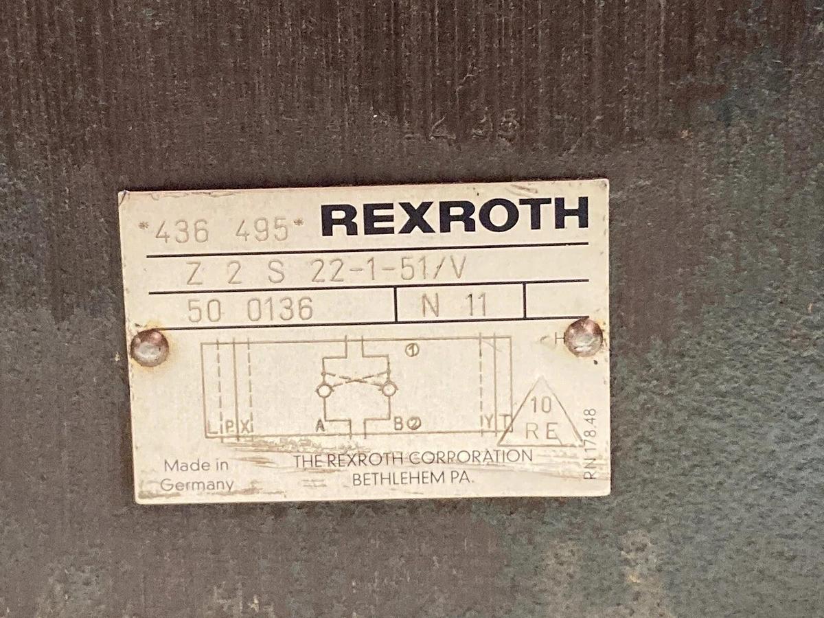 Rexroth,Z2S 22-1-51/V,Pilot Operated Check Valve Switch