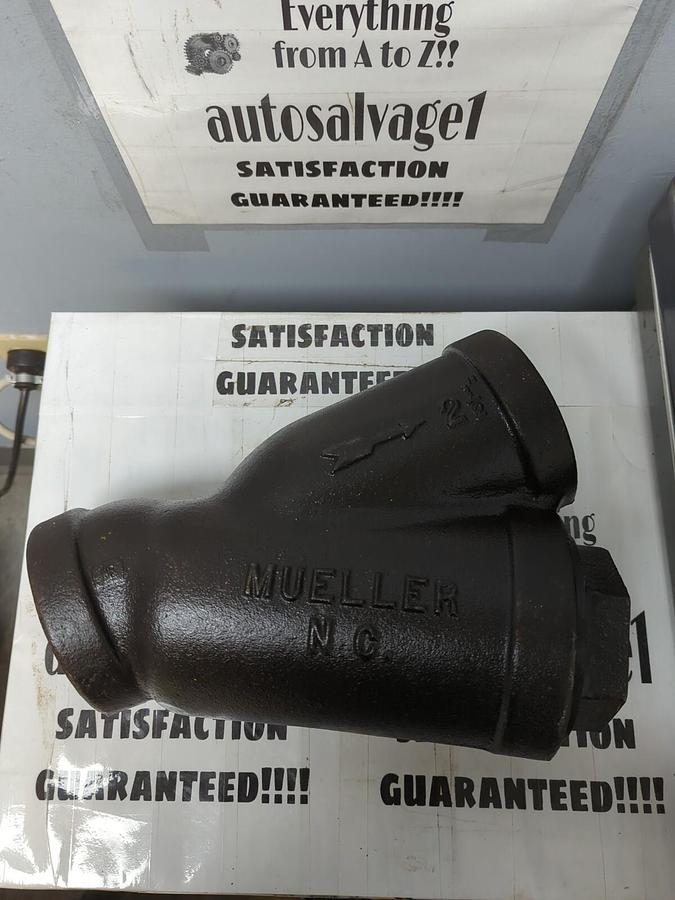 MUELLER,11-J 2-1/2,CAST IRON Y STRAINER 250 SWP NOS