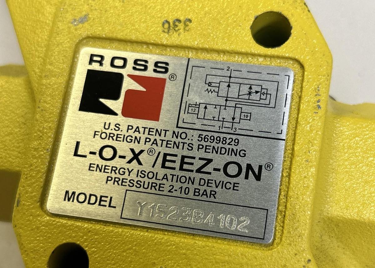 Used ROSS,Y1523B4102,LOCK OUT VALVE