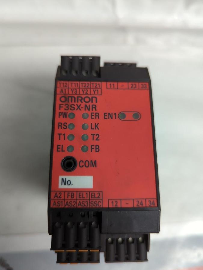 Used OMRON,F3SX-NR,SAFETY CONTROLLER 24V DC PRE-OWNED