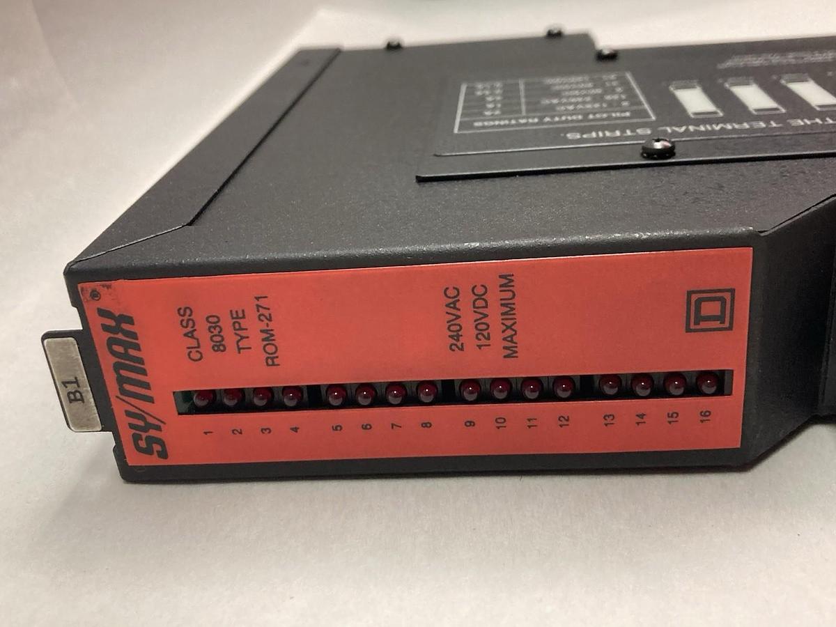 Used Square D,SY/MAX 30617-593-50 ROM271,Module Ser B1 Class 8030 900mA 5VDC