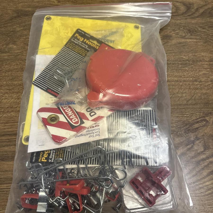 Used Global Safety Peg Board Display Kit
