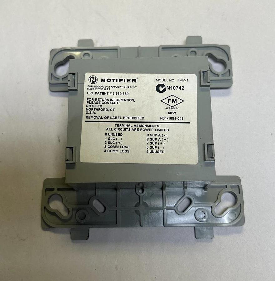 Used NOTIFIER,FMM-1,MONITOR MODULE