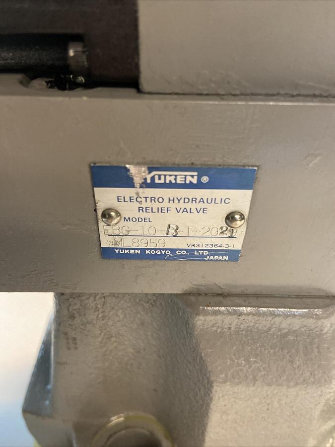 Used Yuken,EBG-10-B-T-2021,Electro Hydraulic Relief Valve Refurbished