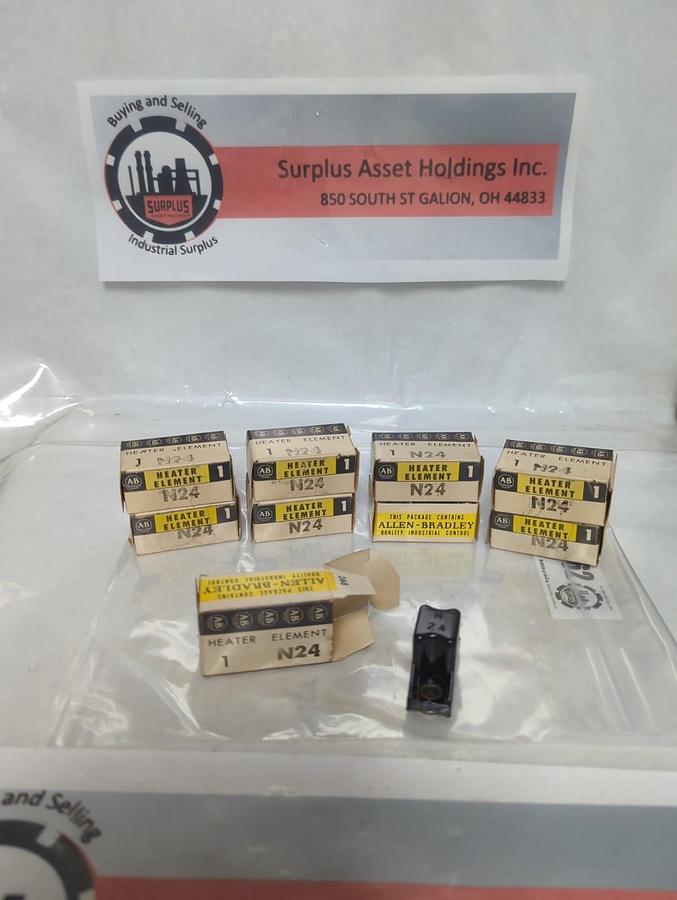 ALLEN BRADLEY,N24,THERMAL OVERLOAD HEATER ELEMENT LOT OF 9 NOS
