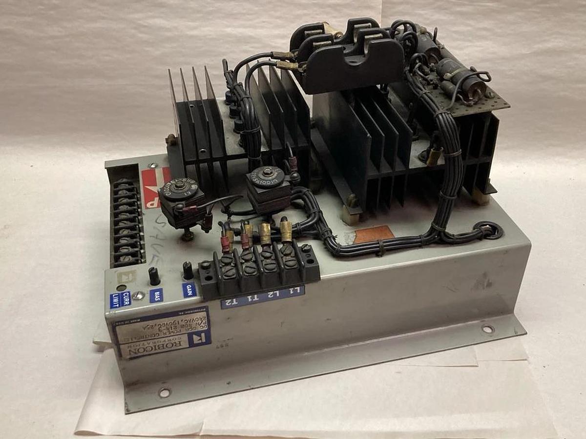 Used Robicon,402 214-3,DC SCR Power Controller 240Vac 190VDC 25A