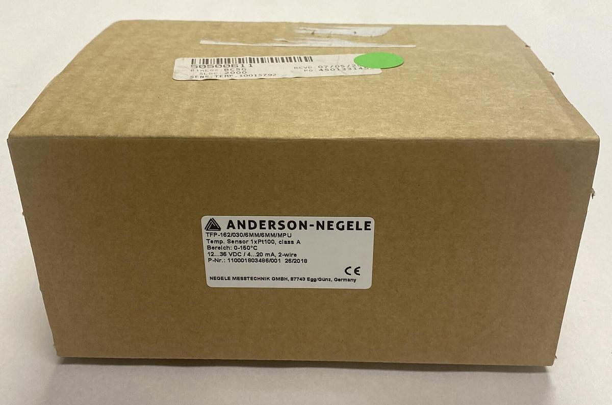 Used ANDERSON-NEGELE,TFP-162/030/6MM/6MM/MPU,TEMPERATURE SENSOR NEW